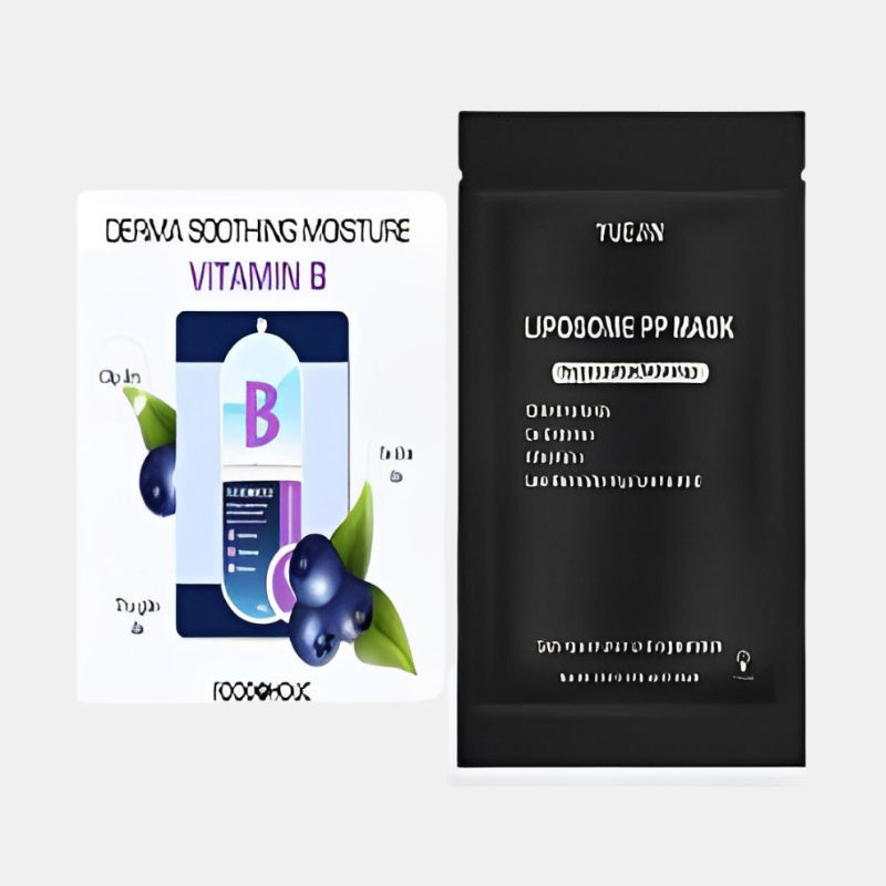 Combo mặt nạ Mặt nạ Foodaholic Vitamin B&amp; Mặt nạ Yuejin B5 Đen DC191