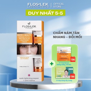 Kem chấm nám Floslek giảm nám, tàn nhang, đồi mồi, FlosleK Intense Spot And Freckles Lightening 20ml