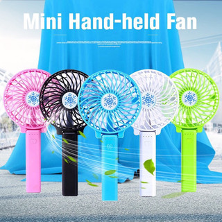 Quạt cầm tay mini du lịch, quạt mini pin sạc đa năng có đèn LED