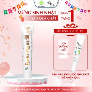 Kem Dưỡng Mờ Thâm Mụn, Nám FIXDERMA Skarfix Plus Cream Giúp Sáng Da, Đều Màu Da 15g - Hùng Lợi