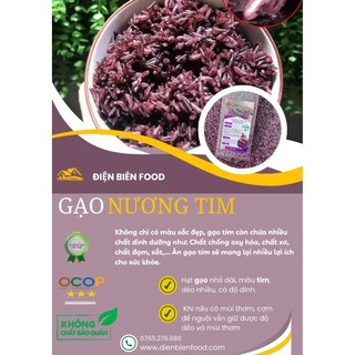 Combo 5kg gạo nương tím h'mông hút chân không 1kg