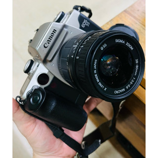 Máy ảnh chụp film Canon Eos 55 (Elan II ) tốc cao 4000 + lens Sigma 28-80mm