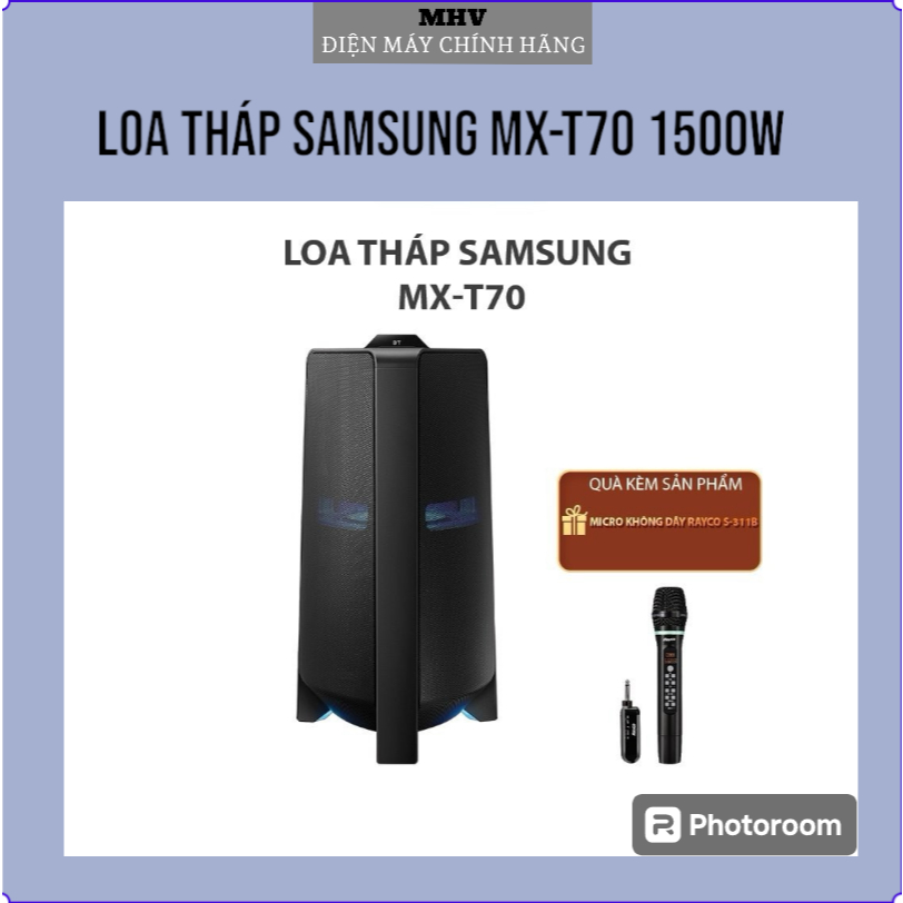 Loa tháp Samsung MX-T70/XV 1500W