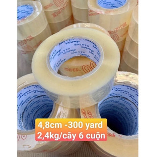 Băng dính 300ya 2,4kg màu trắng trong
