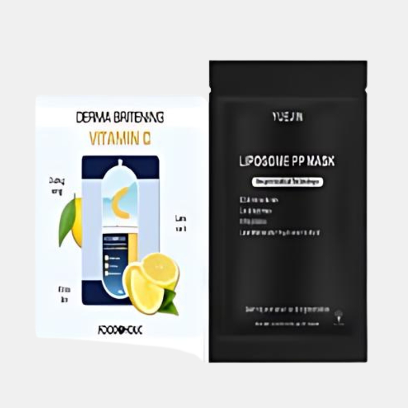 Combo mặt nạ Mặt nạ Foodaholic Vitamin C&amp; Mặt nạ Yuejin B5 Đen Mã: DC220
