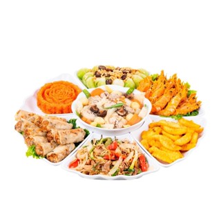  Bộ bát đĩa hoa mặt trời nhựa - Set bát dĩa đẹp thắp hương thờ cúng gia tiên 