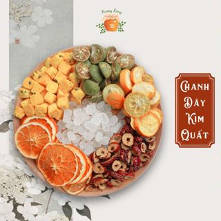 Trà chanh dây kim quất đường phèn Hương Rừng hộp 30 gói giải nhiệt mùa hè, thanh lọc cơ thể HRTM17