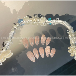 NailBox Chuchu . Cam hoa hồng trong veo