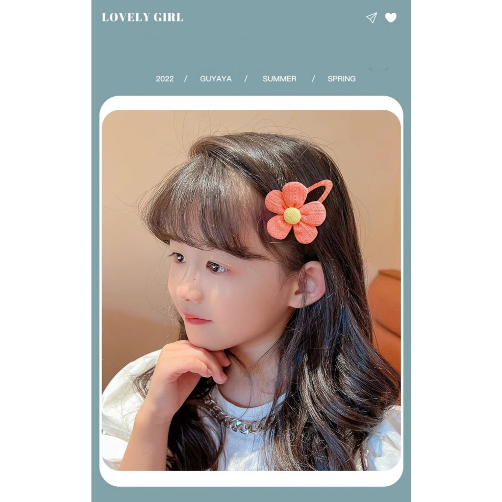 Kẹp tóc xinh xắn điệu đà phong cách vintage MẪU MỚI Hàn Quốc kiểu công chúa cho bé gái