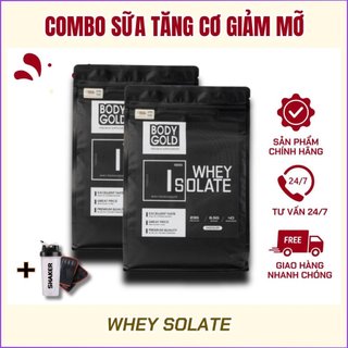COMBO 2 TÚI- Sữa dưỡng chất Whey Isolate Tăng Cơ Giảm mỡ   BODY GOLD Túi 1KG ( HÀNG CHÍNH HÃNG)