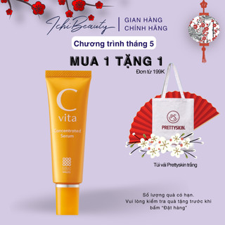 Serum Vitamin C Meishoku C Vita Concentrated Serum dưỡng trắng da cấp ẩm Vit C Ceramide Nhật Bản 30g | Ichibeauty.vn