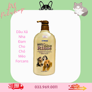 Dầu xả nha đam cho chó mèo forcans