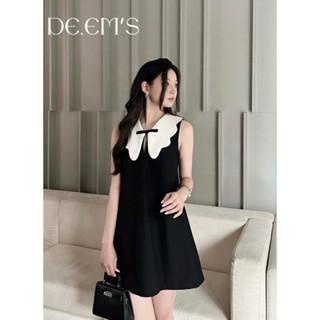 Váy kiểu nữ phối cổ trắng baby doll