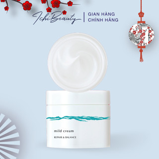 Kem dưỡng Meishoku Repair & Balance Cream dưỡng ẩm phục hồi tái tạo da cho da nhạy cảm Nhật Bản 45g 4g | IchiBeauty.vn