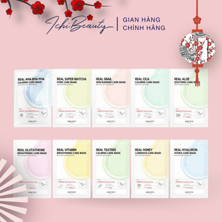 Mặt nạ dưỡng da Some By Mi Real Care Mask và Ampoule Mask dưỡng ẩm trắng da ngừa mụn Hàn Quốc 25g | Ichibeauty.vn