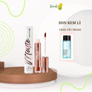 Son Ha:py Mini Garden Mattle Lipcream siêu lì, bám màu, lâu trôi 3.5ml - Phiên bản son Roses mẫu mới