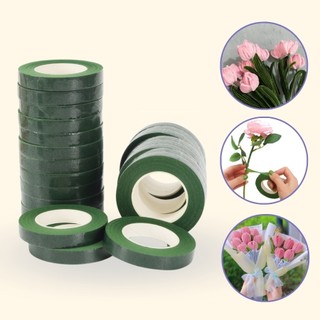 Combo 10 Lốc | Mỗi lốc 12 cuộn băng dính sáp, băng dính cuốn cành hoa giả
