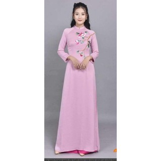 Bộ áo dài tây thi cao cấp, kèm quần