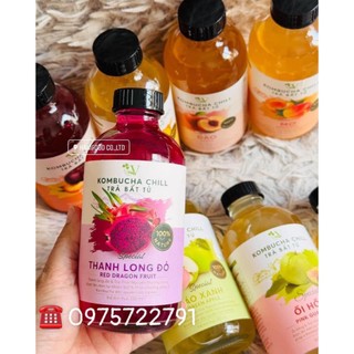 Chai thuỷ tinh nắp nhựa chịu áp I đựng mật ong, cafe, kombucha...
