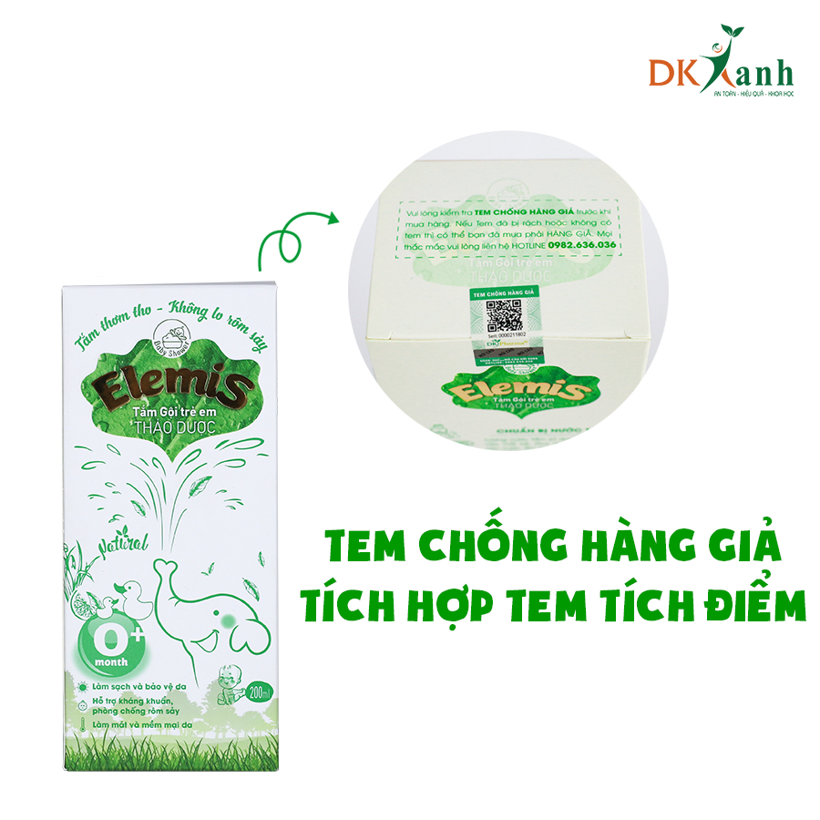 Tắm Gội Trẻ Em Thảo Dược Elemis - DK Pharma