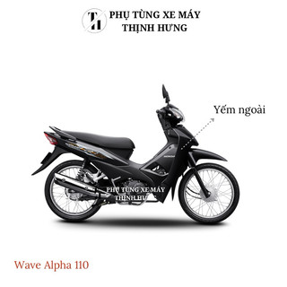 Yếm ngoài wave alpha 110 2017-2024 honda đủ màu