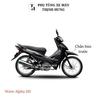 Chắn bùn trước - dè a xe wave alpha 110 2017-2024 honda đủ màu