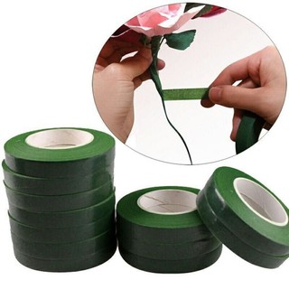 Cuộn 27m băng keo sáp cuốn cành hoa kẽm nhung handmade - Băng dính sáp giấy đồ thủ công Cici Handmade