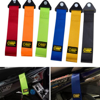 Móc dây gắn càng sau - Dây treo đuôi xe - Móc kéo xe hơi OMP trang trí 28x5cm