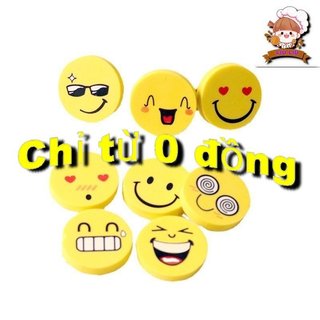 Tẩy icon mặt cười vui dụng cụ văn phòng phẩm