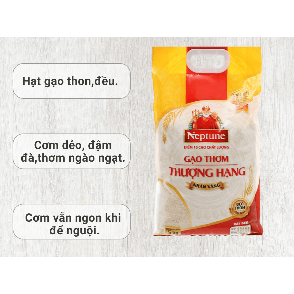 Gạo Thơm Thượng Hạng Neptune