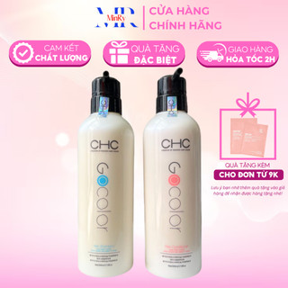 Dầu gội xả CHC phục hồi, giữ màu, giảm rụng, kích mọc tóc cho mái tóc trở nên mềm mại GOCOLOR 500mlx2 | HAIRSHOP MINRY