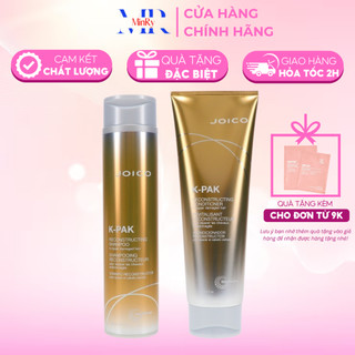 Dầu gội xả Joico K-Pak phục hồi hư tổn giúp tóc mềm mại, mượt mà constructing Shampoo 300ml/250ml | HAIRSHOP MINRY