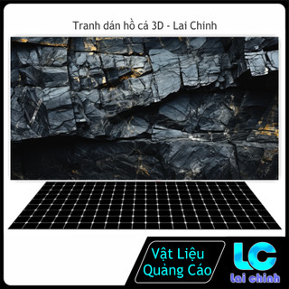 Tranh dán hồ cá 3d decal có sẵn keo, tranh dán bể cá thủy sinh, bể cá rồng