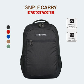 Balo laptop Simplecarry B2B17 đi học đi làm chất vải trượt nước có chống sốc đựng máy tính 14 inch