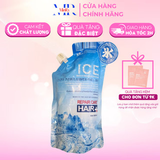 Kem ủ xả, hoàn hình SILU ICE Repair Care Hair+ bạc hà dưỡng ẩm làm mềm mượt tóc 800ml, phục hồi hư tổn | HAIRSHOP MINRY