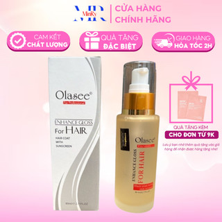 Tinh dầu dưỡng tóc OLASEE Hair Coat 80ml, giữ cho tóc mềm mại và mượt mà, Cung cấp độ ẩm tóc | HAIRSHOP MINRY