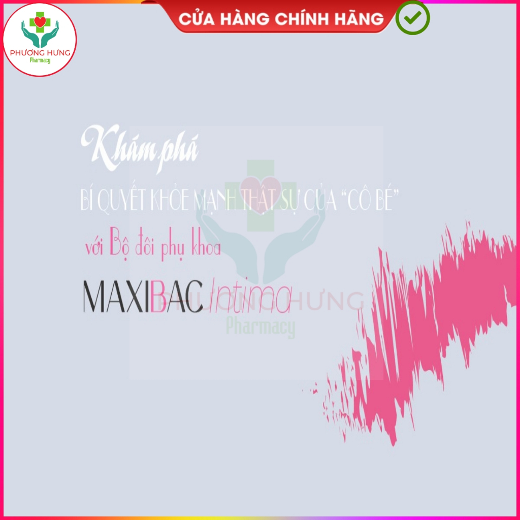 Dung dịch vệ sinh phụ nữ, xịt phụ khoa Maxibac đỡ ngứa tức thì, làm sạch, ngừa nấm ngứa, lộ tuyến, khử mùi- Lọ 100ml