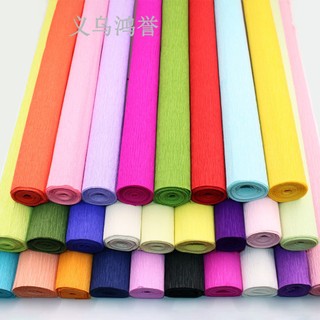 Rẻ Vô Địch 1 Cuộn Giấy Nhún, giấy nhăn làm hoa, phụ kiện hoa