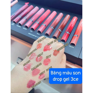 Son Bóng 3CE Drop Glow Gel - 4g