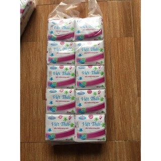 Bịch 10 gói Băng vệ sinh Việt Thái loại không cánh siêu thấm, băng vệ sinh Việt Thái