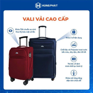 Vali vải size 28 cao cấp Hùng Phát, siêu bền siêu đẹp