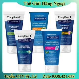 Gel rửa mặt bha compliment no problem làm sạch sâu, giảm viêm & mụn 200ml - hàng nga