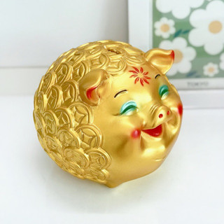 Heo đất Kim tiền heo híp Hàn đồng xu  size nhỏ phong thuỷ tài lộc ống tiết kiệm tiền Tiemheosoda