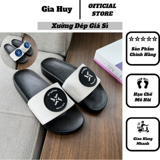 Dép nam nữ quai ngang gắn mác thương hiệu xt yofeet - bm 41 gia huy official
