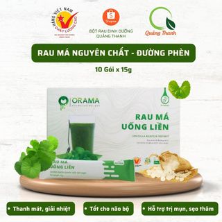 Bột Rau Má Uống Liền ORAMA Có Đường - 15g x 10 gói/hộp