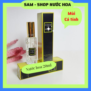 Nước hoa coco đen mini nữ chai 20ml dạng xịt - mẫu 4d- Mùi coco noir đen- Cá tính- Sam Shop nước hoa
