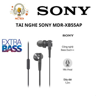 [SHIP HỎA TỐC] Tai Nghe Có Dây Sony MDR-XB55AP Extra Bass - Hàng Mới Chính Hãng Fullbox