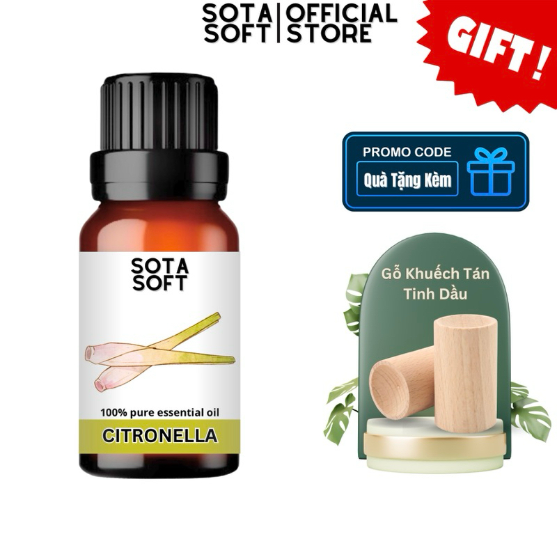 Tinh Dầu Sả Java 10ml | Citronella Essential Oil