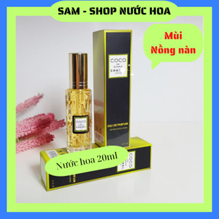 Nước hoa mini coco nữ chai 20ml dạng xịt- mẫu 4d- Mùi coco vàng