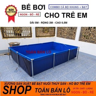 Bể bơi cho các bé tắm, bền đẹp trắc chắn, 3x2x0,9